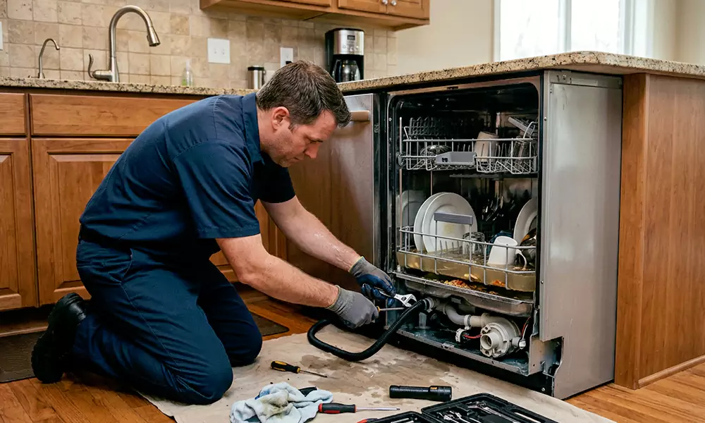 Dishwasher Not Draining Repair in Mooresville, NC